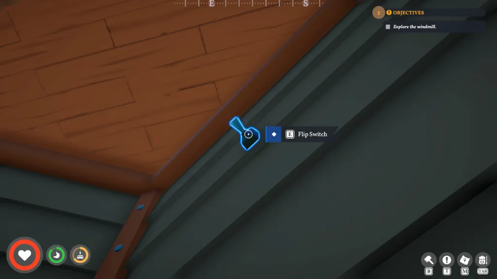 Outbound Windmill Guide: How to Explore & Fix It 7 Flip switch in windmill puzzle in outbound