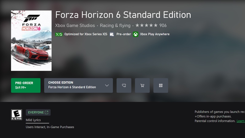 Preload Forza Horizon 6: PC, PS5 & Xbox Guide 8 Forza Horizon 6 xbox store