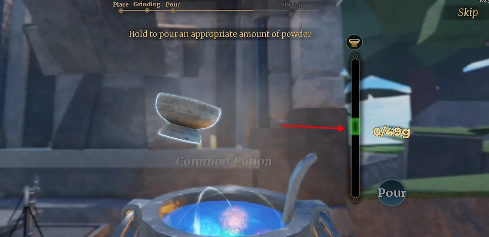 Ultimate Wizard Alchemy Guide: Potions & Spells 23 Potion pouring stage Wizard Alchemy