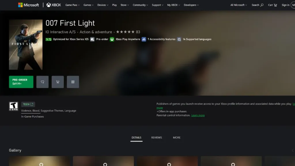 How to Preload 007: First Light on PC, PS5 & Xbox 9 007 First Light Xbox