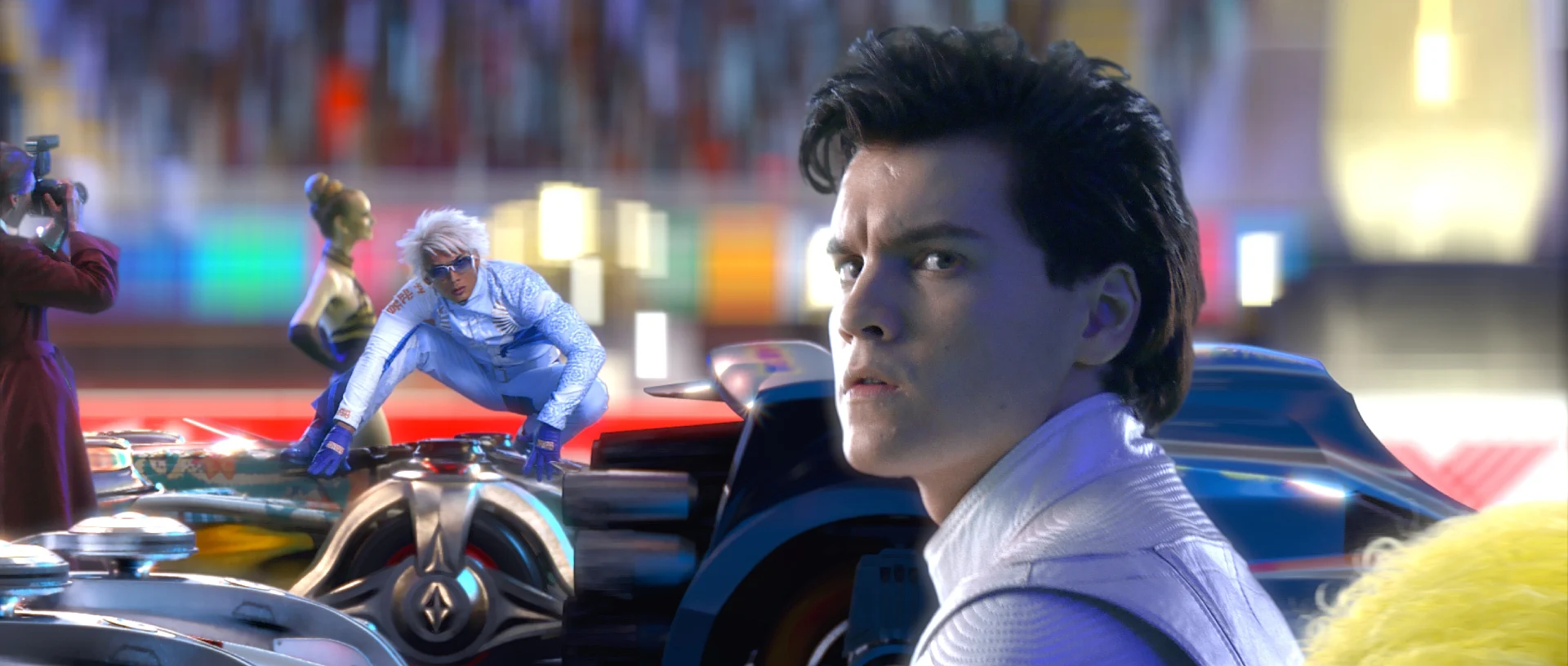 Emile Hirsch Reflects on Speed Racer’s 4K Release and Cult Status 6 Speed Racer still of Emile Hirsch as Speed Racer.