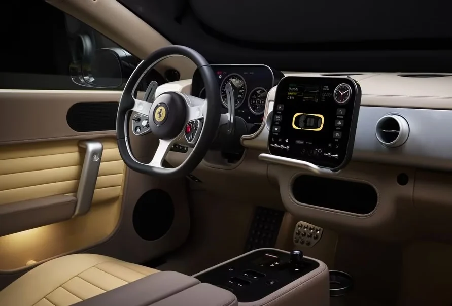 Jony Ive-Designed Ferrari EV Revealed: Sleek Apple-Like Design 7 Luce Interior