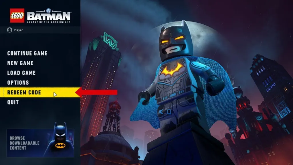 LEGO Batman: Legacy Codes (May 2026) — How to Redeem QR Rewards 6 Redeem code for LEGO Batman Legacy of the Dark Knight