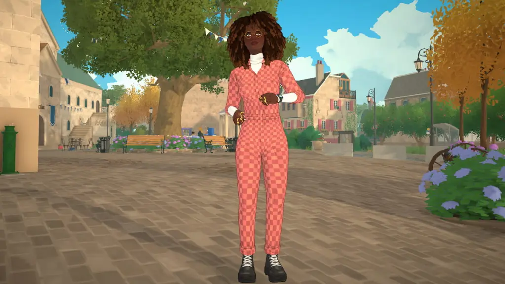 Paralives Release Countdown: Exact Start Time & Date 6 A Parafolk in a pink jumpsuit standing outside in paralives