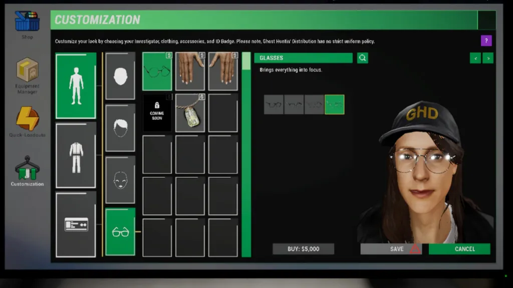Phasmophobia: How to Unlock New Character Cosmetics 6 Customizing character in phasmophobia