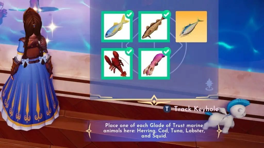 Olaf’s Glade of Trust Room Guide | Disney Dreamlight Valley 7 submitting glade of trust required fish in disney dreamlight-valley