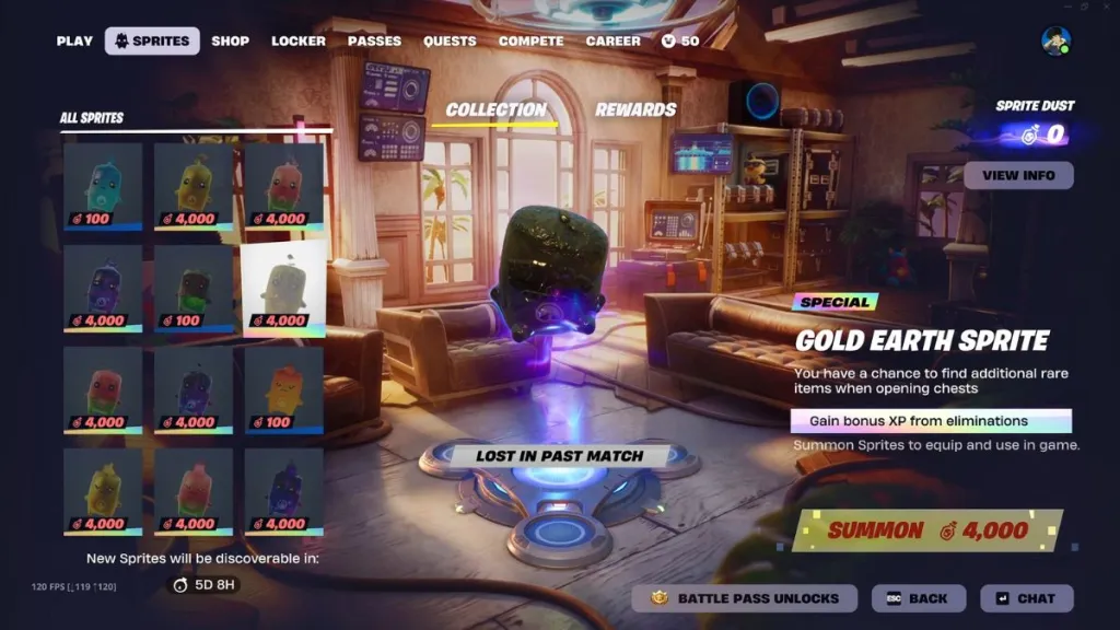 All Fortnite Sprites & How to Get Them — Chapter 7 Season 3 21 Fortnite Chapter 7 Season 3 How to Upgrade Sprites
