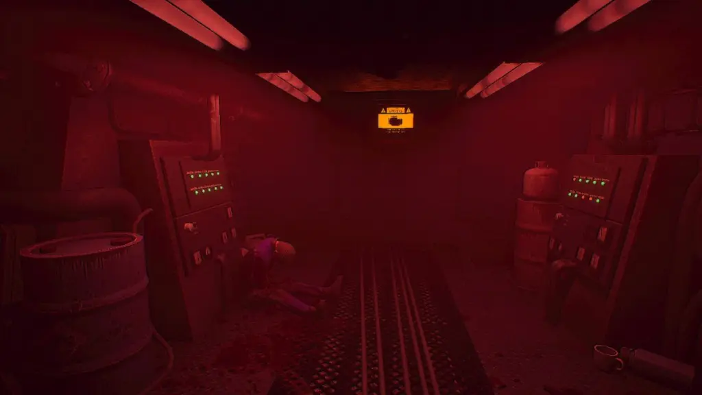 All MOLE Puzzles: Complete Solutions & How to Solve 8 Engine room with body slumped at the side