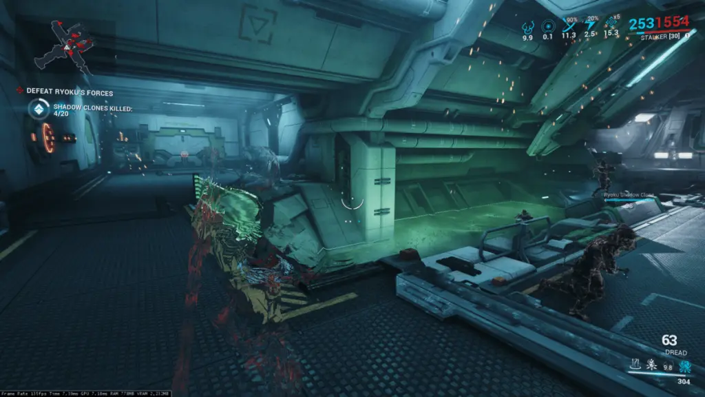 Warframe Jade Shadows Constellations Guide & Walkthrough 8 Attaclomg Ryoku's ship