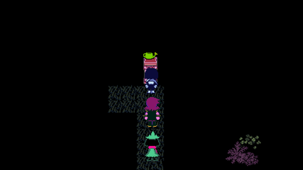 Deltarune Guide: Activate Mysterious Structure & Climb Vines 7 Water can in Deltarune