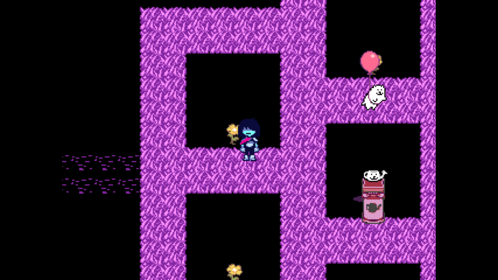 Secret Egg Location in Deltarune Chapter 5 – How to Find 7 Dog tied to the balloon