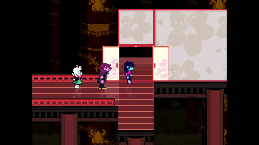 Deltarune Chapter 5: All Pink Coin Locations Guide 16 Door behind the paper wall