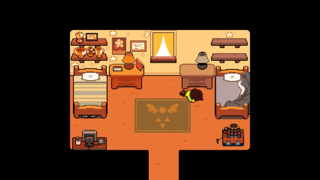 Deltarune Chapter 5 Weird Route: Complete Walkthrough & Guide 7 Kris falling down from the bed