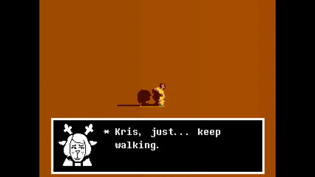 Deltarune Chapter 5 Weird Route: Complete Walkthrough & Guide 14 Kris and Noelle in the middle of the water