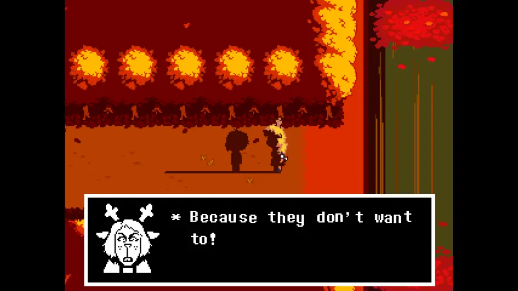 Deltarune Chapter 5 Weird Route: Complete Walkthrough & Guide 11 Noelle speaking with Kris
