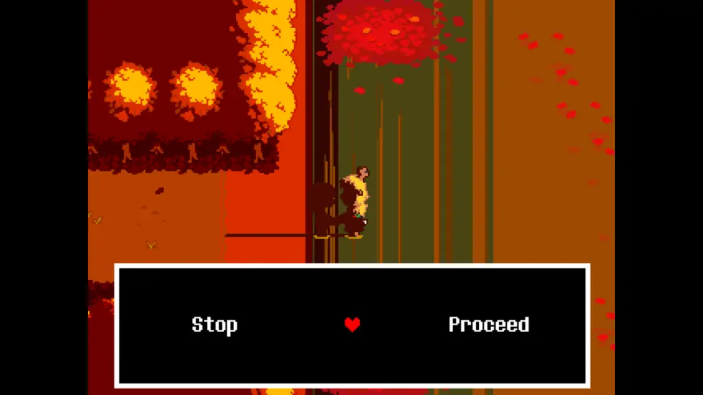 Deltarune Chapter 5 Weird Route: Complete Walkthrough & Guide 13 Noelle dragging Kris into water