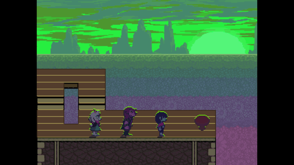 Deltarune Chapter 5: All Pink Coin Locations Guide 6 The mushroom at the edge