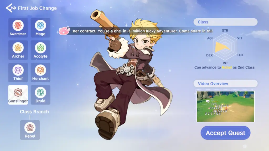 Ragnarok: The New World Launch Class Tier List 7 Gunslinger class in Ragnarok: The New Wold