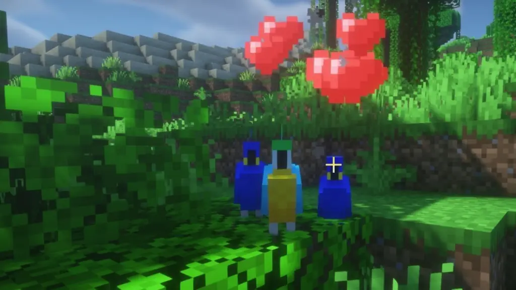 How to Tame a Parrot in Minecraft: Easy Step-by-Step Guide 8 hearts appear after taming parrots in minecraft