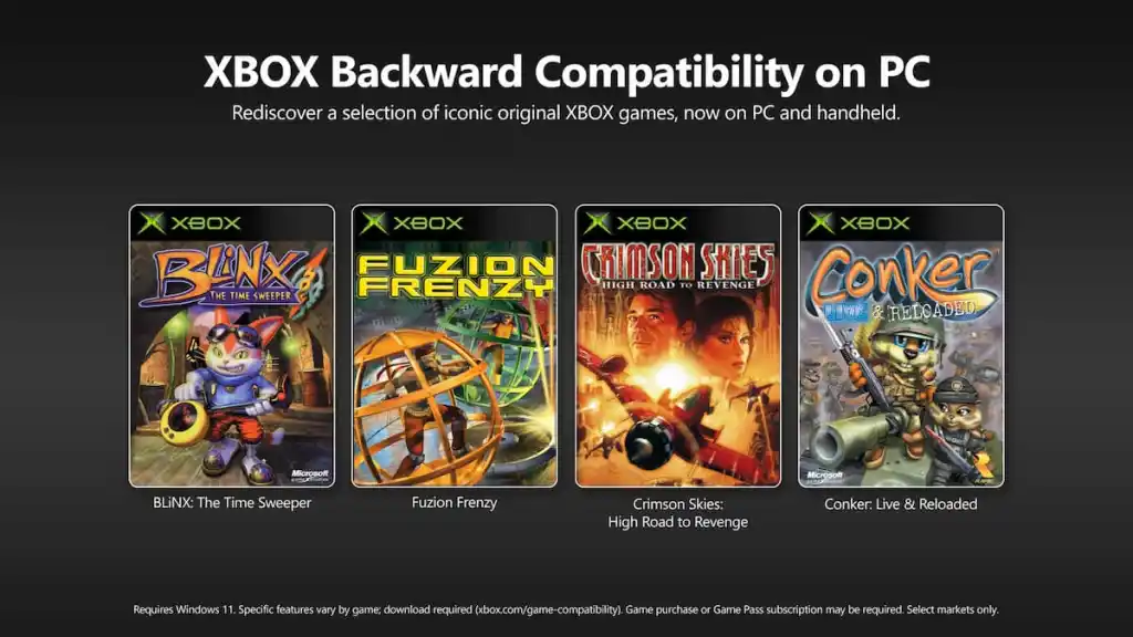 4 OG Xbox Classics Now Playable on PC via Backwards Compatibility 6 Xbox Backward Compatibility on PC