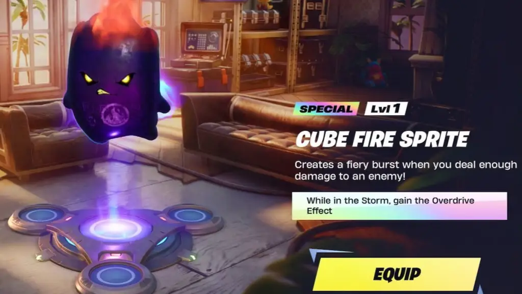 Fortnite Chapter 7 Season 3: How to Get Cube Sprites 6 Fire Cube Sprite in Fortnite