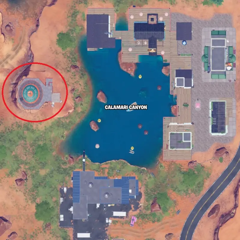 Fortnite Lighthouse Map Location: Where to Find It 6 Top View Location of Lighthouse In Fortnite