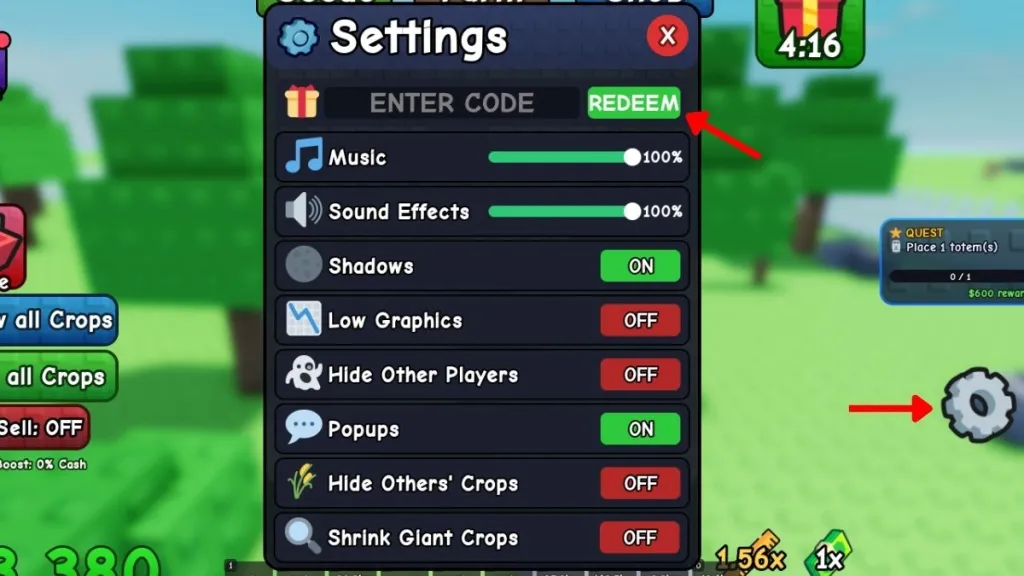 Grow It RNG Codes (July 2026) — Latest Working Codes 6 redeem Grow It RNG codes