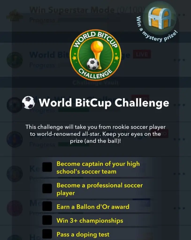 How to Complete the World BitCup Challenge in BitLife 6 World bitcup challenge goals in bitlife