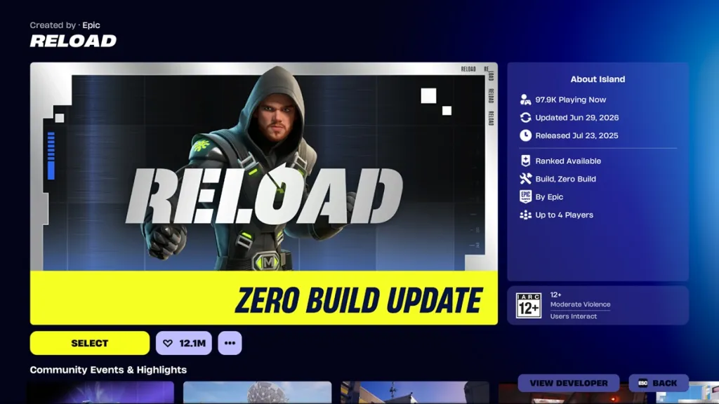 Is Reload Getting Removed from Fortnite? Latest Update & Impact 6 Fortnite Reload Has Nearly 100,000 Players