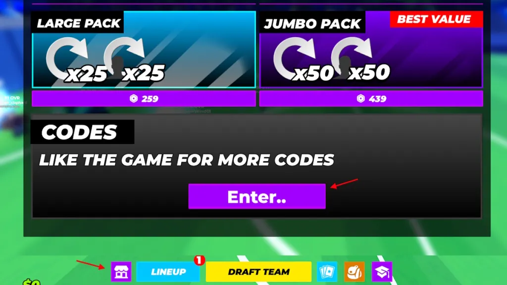 Soccer Card Draft Codes — July 2026 (Updated List) 6 redeem Soccer Card Draft codes